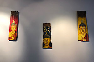 Buddha Wood Paintings
